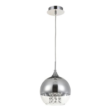 Maytoni P140-PL-110-1-N - Lampadario a sospensione con filo FERMI 1xE27/60W/230V cromo lucido