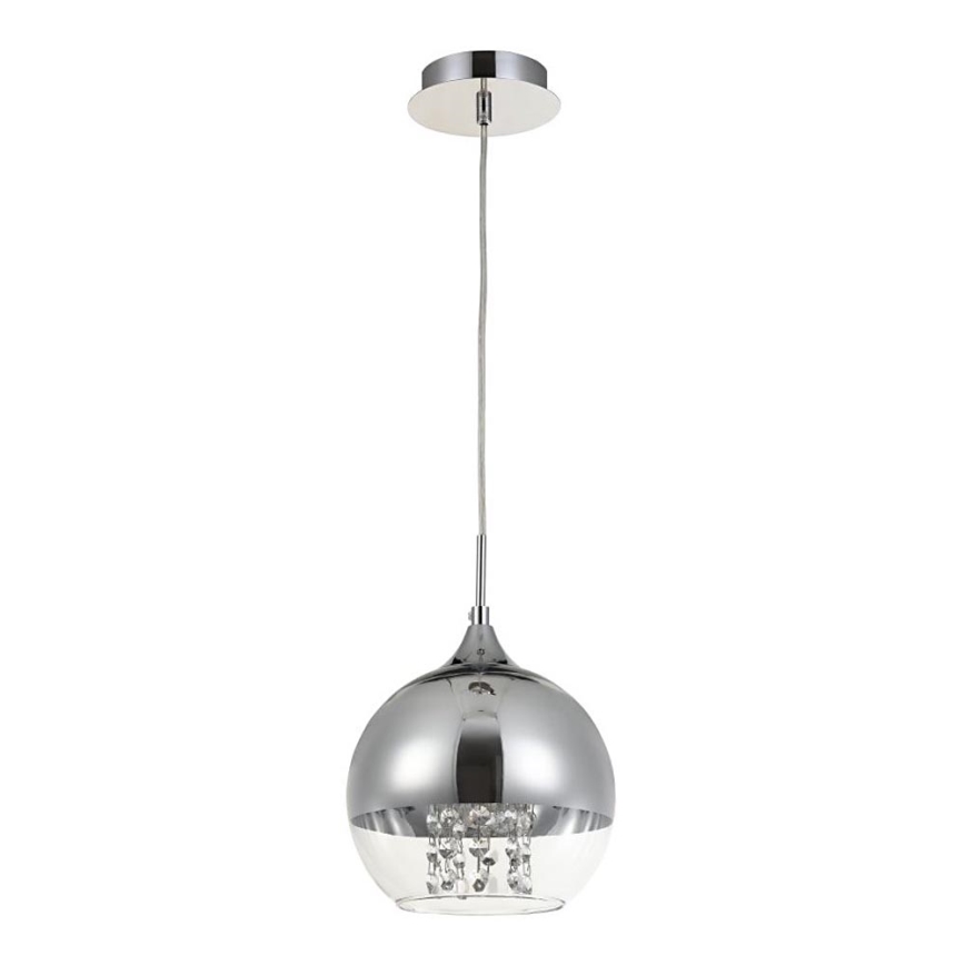 Maytoni P140-PL-110-1-N - Lampadario a sospensione con filo FERMI 1xE27/60W/230V cromo lucido