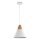 Maytoni P359-PL-01-W - Lampadario a sospensione con filo BICONES 1xE27/60W/230V diametro 22 cm bianco/beige