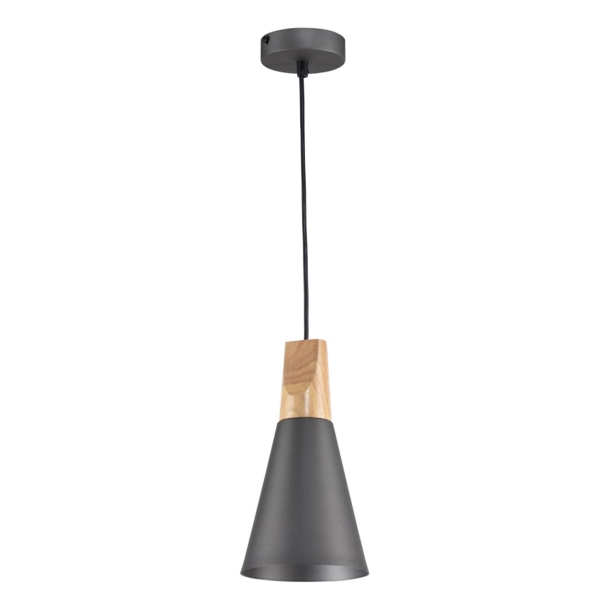 Maytoni P359-PL-140-C - Lampadario a sospensione con filo BICONES 1xE27/60W/230V diametro 14 cm grigio/beige
