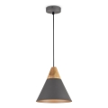 Maytoni P359-PL-220-C - Hängeleuchte BICONES 1xE27/60W/230V d 22 cm grau/beige