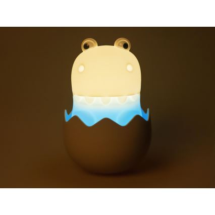 MegaLight - Dimmbare, aufladbare Kinder-Leuchte mit Touch-Funktion (LED RGB) DIGGY DINO LED/5V