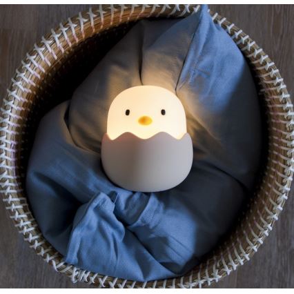 MegaLight - Dimmbare, aufladbare Kinder-Leuchte mit Touch-Funktion (LED RGB) EGGY EGG LED/5V