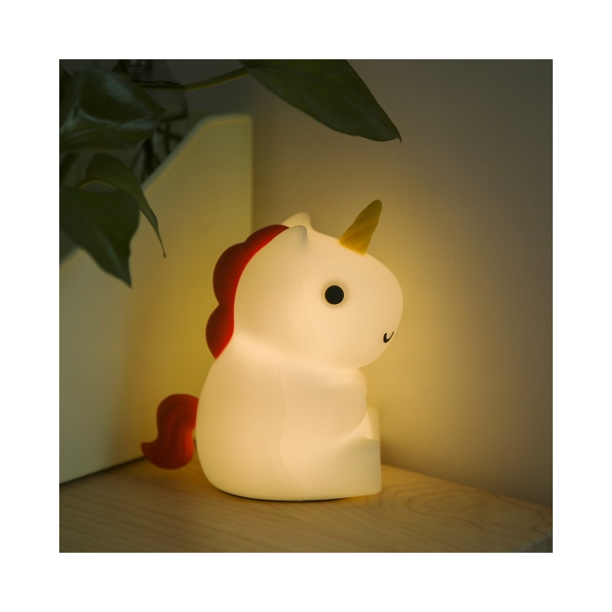 MegaLight - Dimmbare, aufladbare Kinder-Leuchte mit Touch-Funktion (LED RGB) MAGGY MAGIC LED/5V