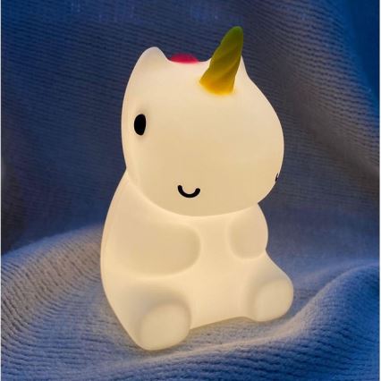 MegaLight - Dimmbare, aufladbare Kinder-Leuchte mit Touch-Funktion (LED RGB) MAGGY MAGIC LED/5V