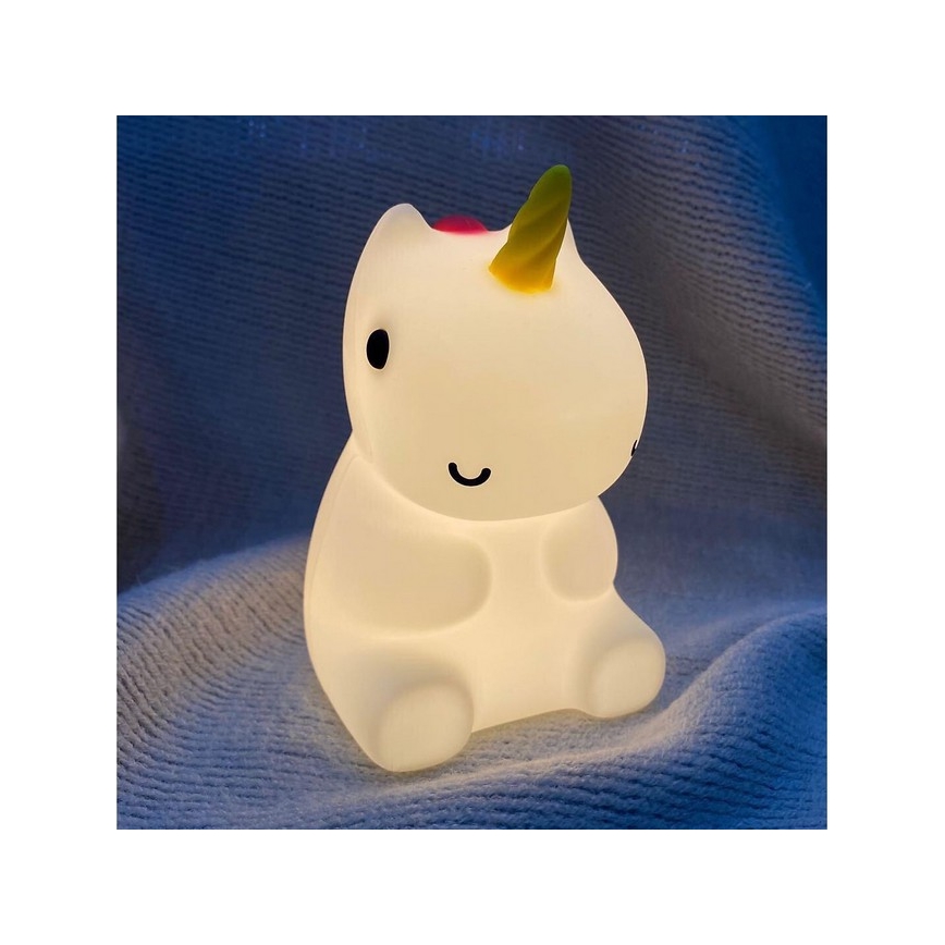 MegaLight - Dimmbare, aufladbare Kinder-Leuchte mit Touch-Funktion (LED RGB) MAGGY MAGIC LED/5V