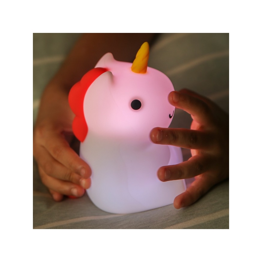 MegaLight - Dimmbare, aufladbare Kinder-Leuchte mit Touch-Funktion (LED RGB) MAGGY MAGIC LED/5V