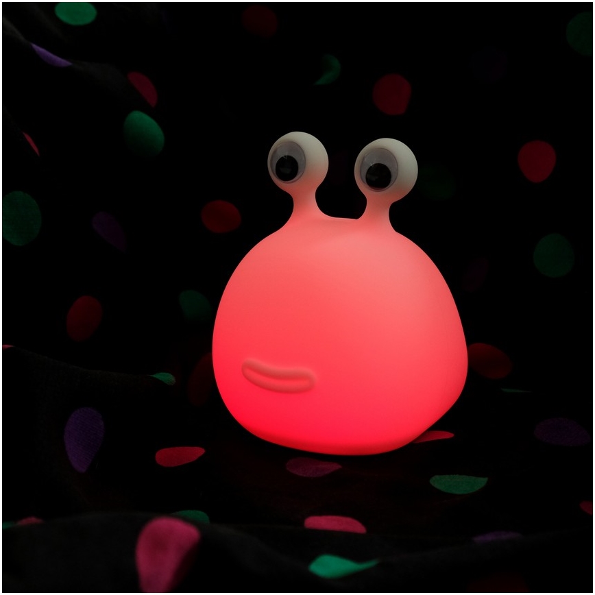 MegaLight - Dimmbare, aufladbare Kinder-Leuchte mit Touch-Funktion (LED RGB) MOMO MOON LED/5V