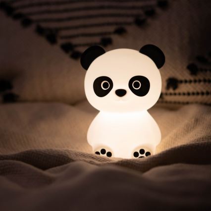 MegaLight - Dimmbare, aufladbare Kinder-Leuchte mit Touch-Funktion (LED RGB) PADDY PANDA LED/5V