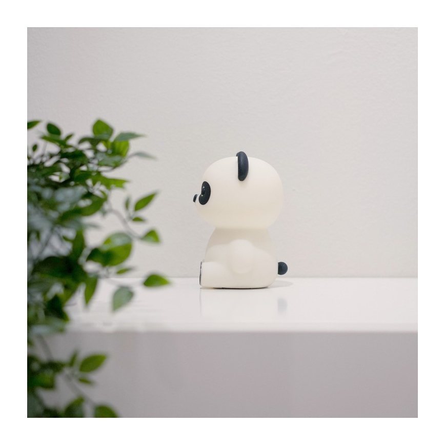 MegaLight - Dimmbare, aufladbare Kinder-Leuchte mit Touch-Funktion (LED RGB) PADDY PANDA LED/5V