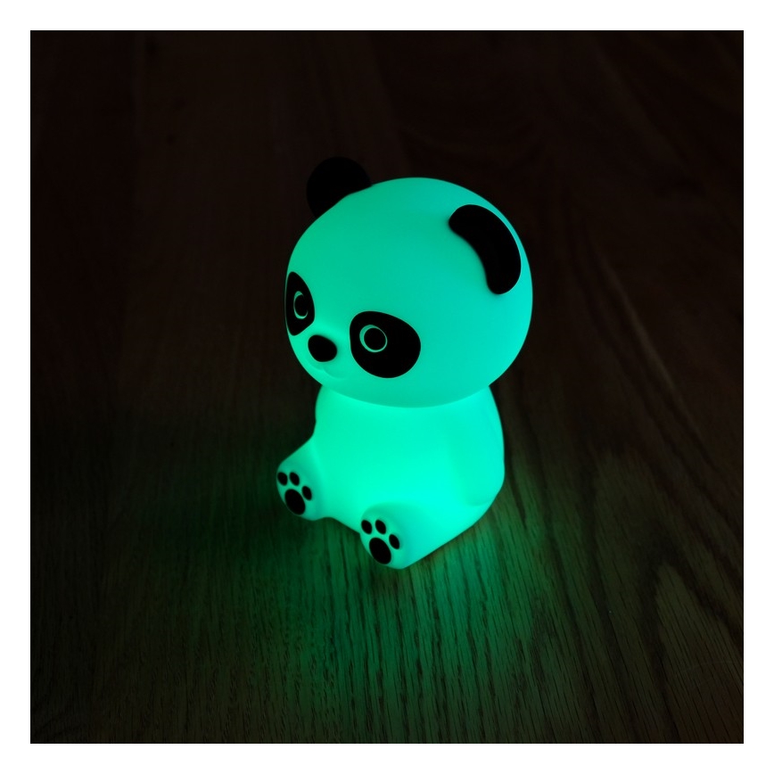 MegaLight - Dimmbare, aufladbare Kinder-Leuchte mit Touch-Funktion (LED RGB) PADDY PANDA LED/5V