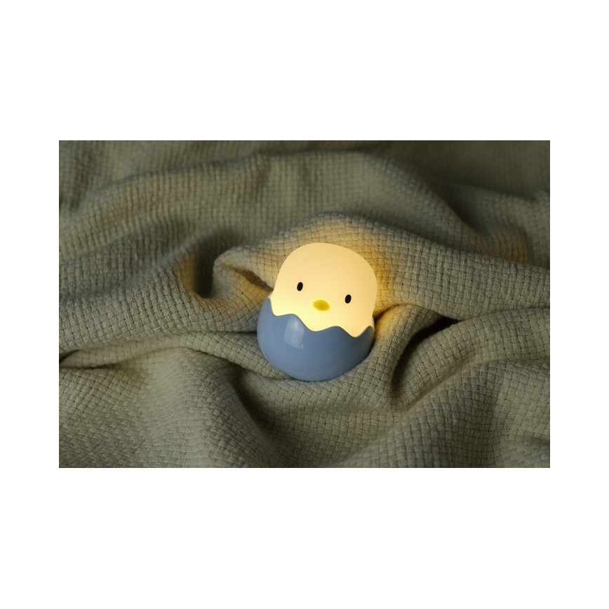 MegaLight - Lampada touch per bambini a LED RGB dimmerabile e ricaricabile EGGY EGG LED/5V