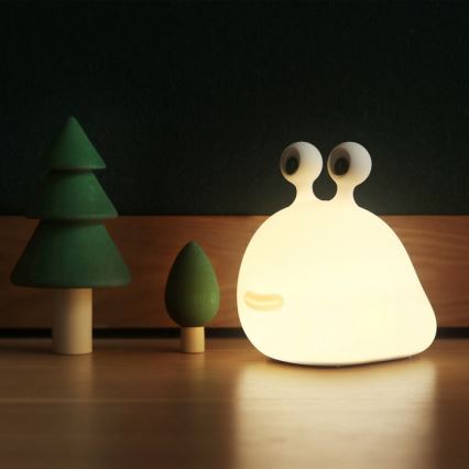 MegaLight - Lampada touch per bambini a LED RGB dimmerabile e ricaricabile MOMO MOON LED/5V