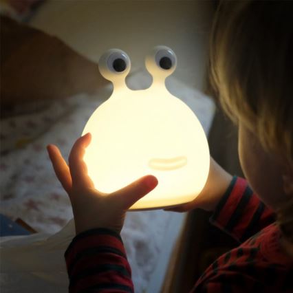 MegaLight - Lampada touch per bambini a LED RGB dimmerabile e ricaricabile MOMO MOON LED/5V