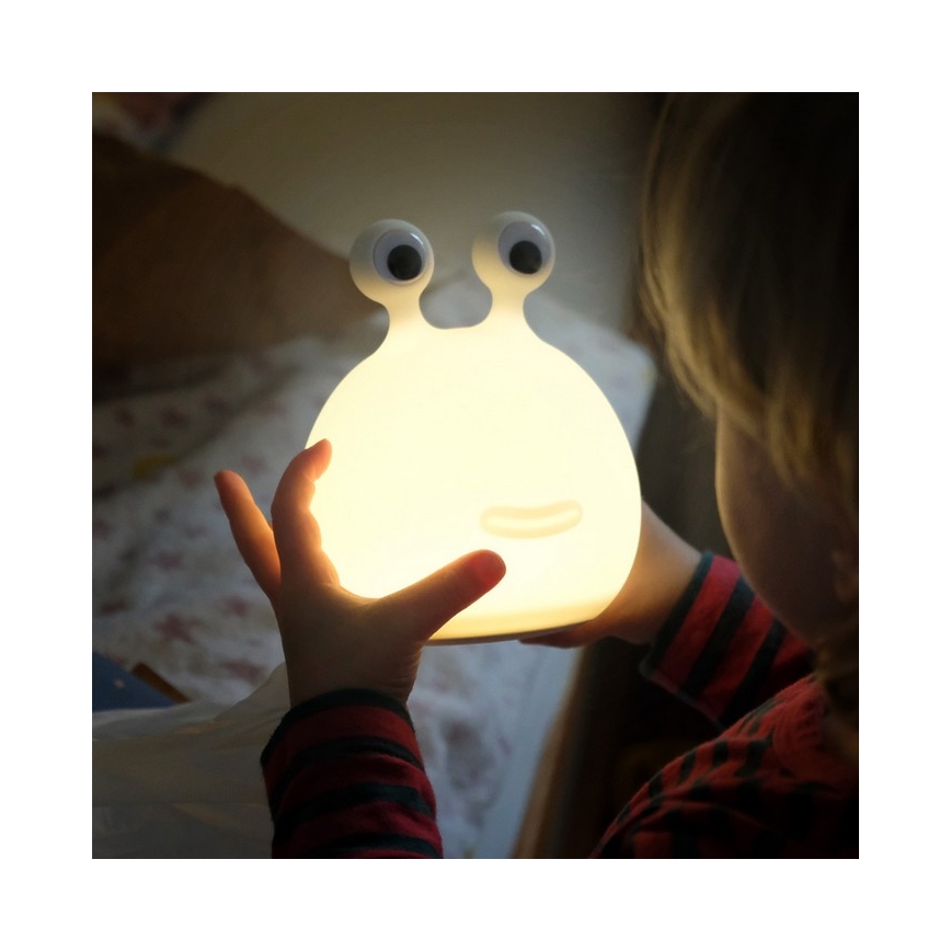 MegaLight - Lampada touch per bambini a LED RGB dimmerabile e ricaricabile MOMO MOON LED/5V