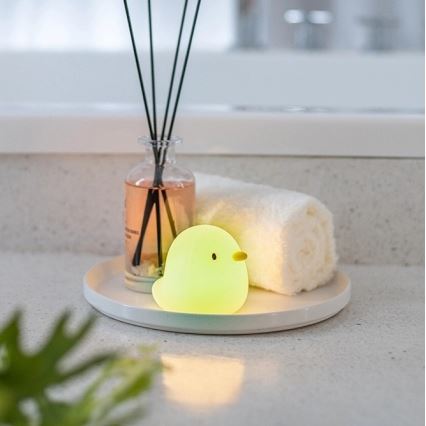 MegaLight - Lampe de bain tactile rechargeable pour enfants RGB SWIMMY DUCK LED/5V IP67