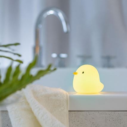 MegaLight - Lampe de bain tactile rechargeable pour enfants RGB SWIMMY DUCK LED/5V IP67