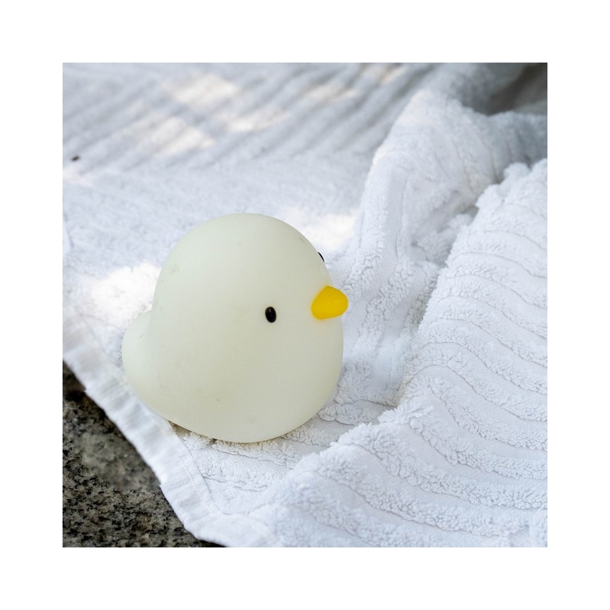MegaLight - Lampe de bain tactile rechargeable pour enfants RGB SWIMMY DUCK LED/5V IP67