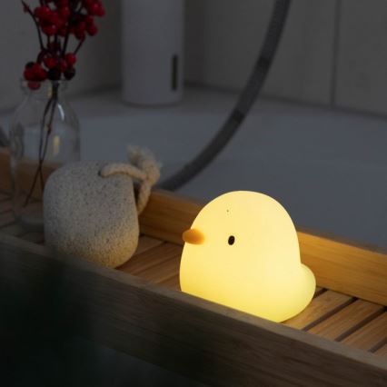 MegaLight - Lampe de bain tactile rechargeable pour enfants RGB SWIMMY DUCK LED/5V IP67