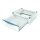 Meliconi 656112 - Zwischenbausatz für Waschmaschine und Trockner mit ausziehbarem Aufbewahrungsfach, 28 l, weiß