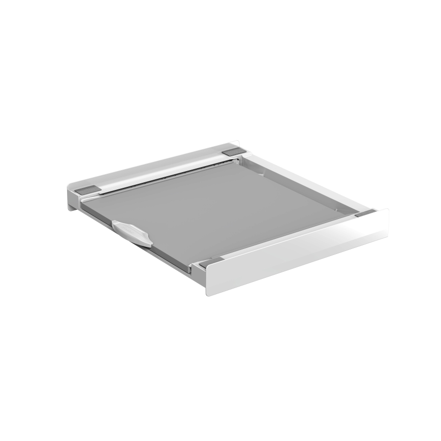 Meliconi 656114 - Kit di sovrapposizione per lavatrice e asciugatrice 70 cm bianco