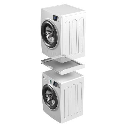 Meliconi 656114 - Kit di sovrapposizione per lavatrice e asciugatrice 70 cm bianco