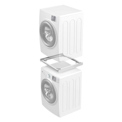 Meliconi 656115 - Kit d'empilage pour lave-linge et sèche-linge, 70 cm, blanc