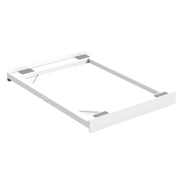 Meliconi 656116 - Distanziale per lavatrice e asciugatrice 47 cm, bianco