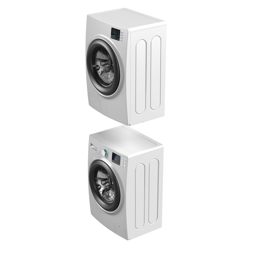 Meliconi 656116 - Kit de superposition pour lave-linge et sèche-linge 46 cm blanc