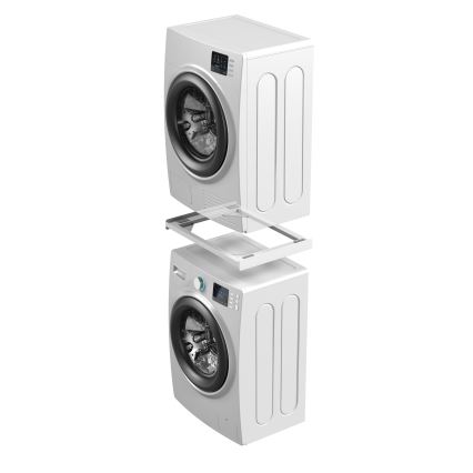 Meliconi 656116 - Kit d'empilage pour lave-linge et sèche-linge 47 cm, blanc