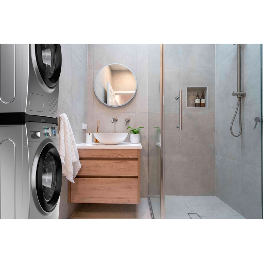 Meliconi 656138 - Supporto intermedio per lavatrice e asciugatrice 70 cm nero