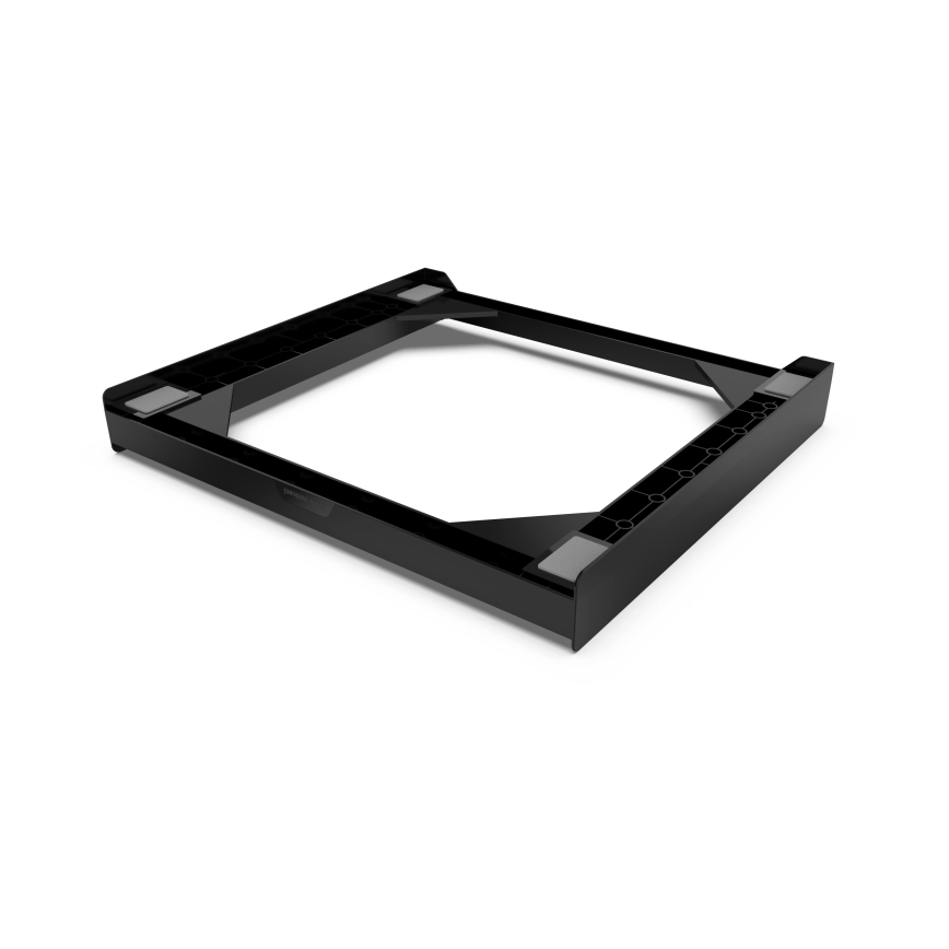 Meliconi 656138 - Zwischenbausatz für Waschmaschine und Trockner 70 cm schwarz