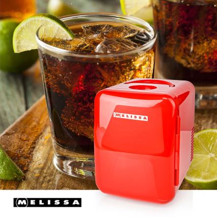 Melissa - Tragbarer Mini-Kühlschrank 48W/12/230V rot