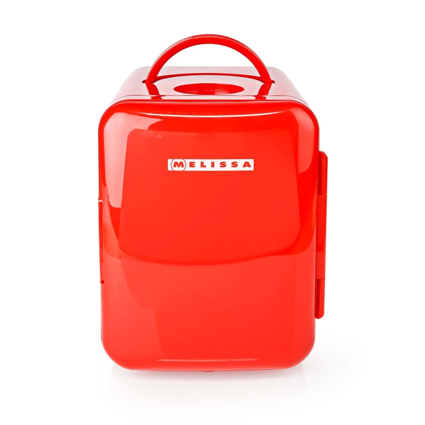 Melissa - Tragbarer Mini-Kühlschrank 48W/12/230V rot