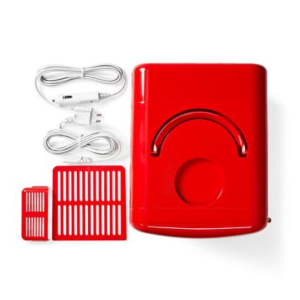 Melissa - Tragbarer Mini-Kühlschrank 48W/12/230V rot