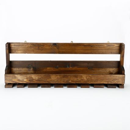 Mensola 28x102 cm abete rosso marrone