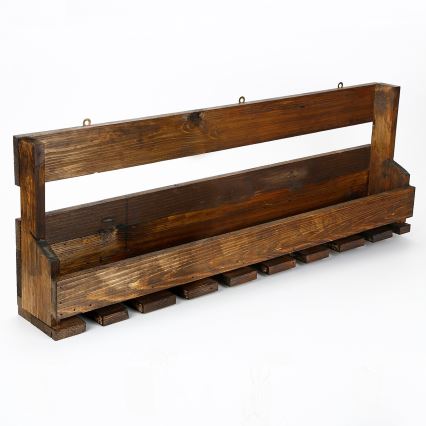 Mensola 28x102 cm abete rosso marrone