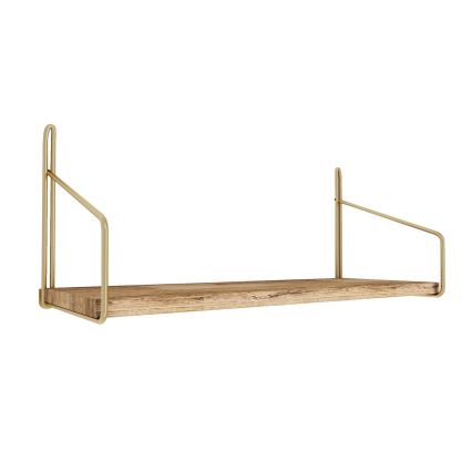 Mensola 45x16 cm quercia/oro