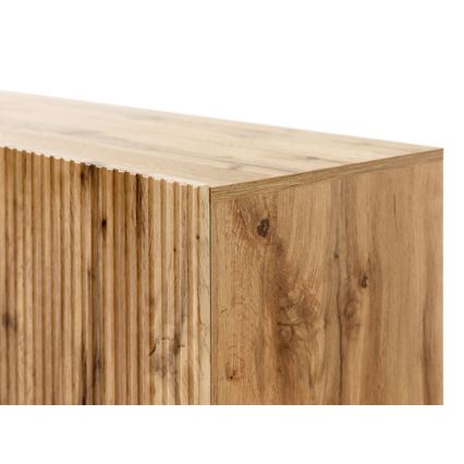 Mensola a muro + specchio a muro CON rovere wotan