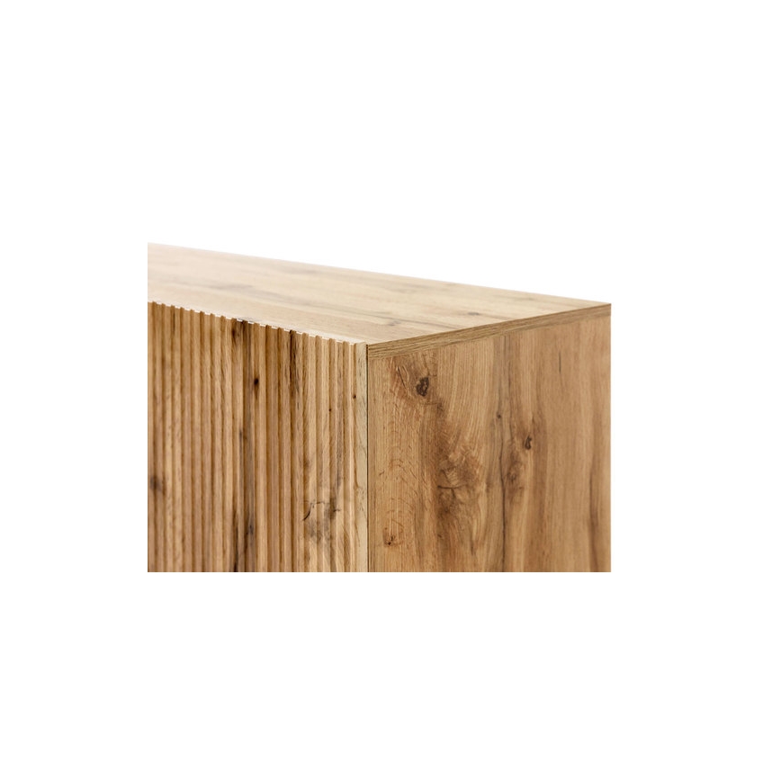 Mensola a muro + specchio a muro CON rovere wotan