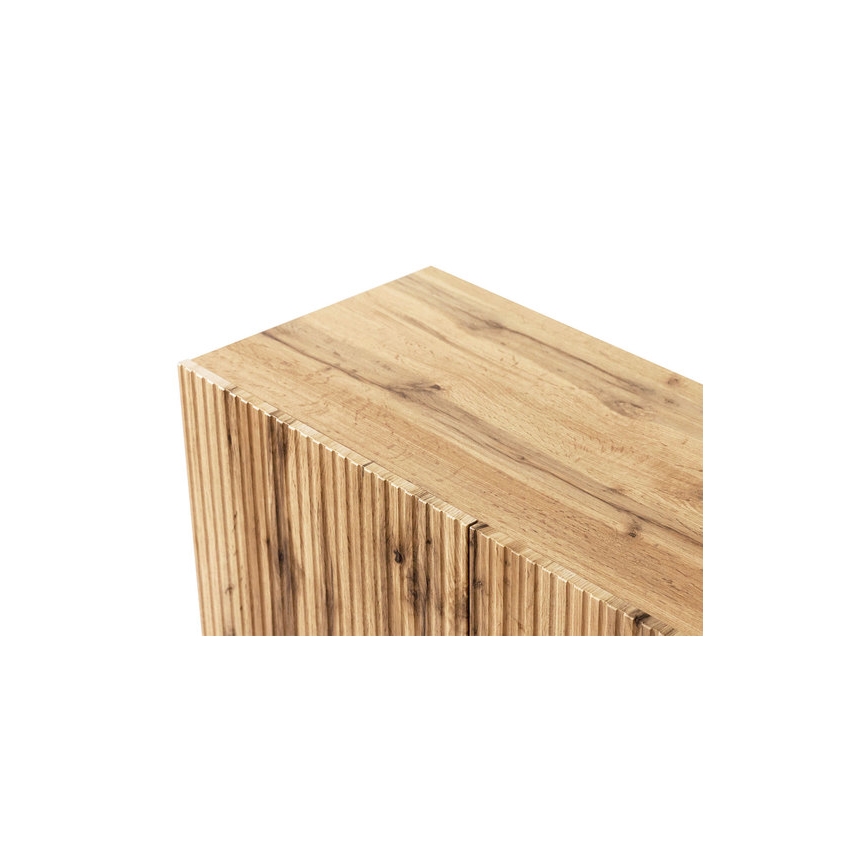 Mensola a muro + specchio a muro CON rovere wotan
