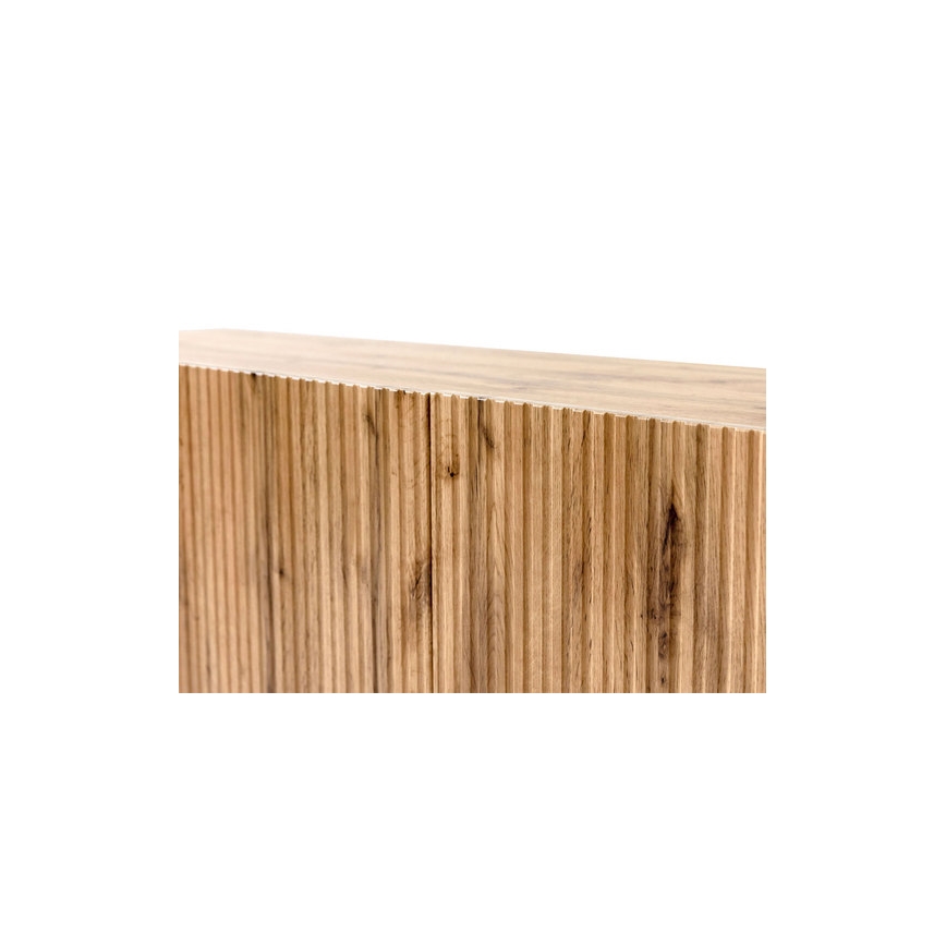 Mensola a muro + specchio a muro CON rovere wotan