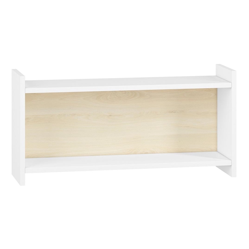 Mensola da parete per bambini BUBO 35x72 cm bianco/rovere chiaro