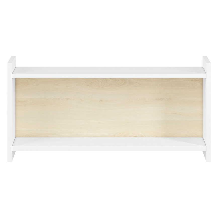 Mensola da parete per bambini BUBO 35x72 cm bianco/rovere chiaro