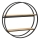 Mensola SHELF diametro 62,5 cm quercia
