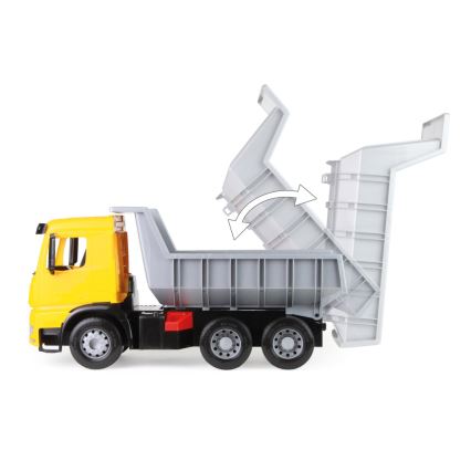 Mercedes GIGA TRUCKS Kipper-LKW, 65 cm, gelb/grau