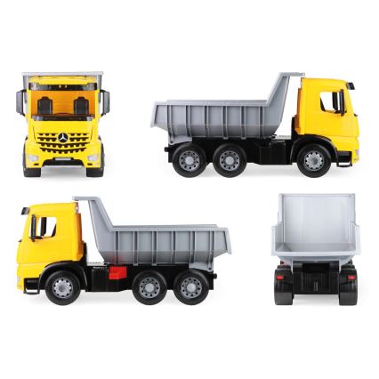 Mercedes GIGA TRUCKS Kipper-LKW, 65 cm, gelb/grau