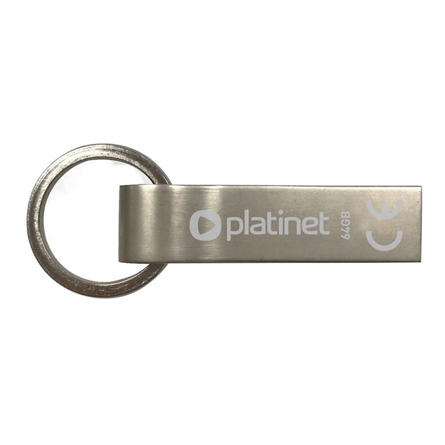Métal étanche Flash Disk USB 64GB chrome mat