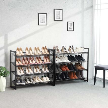Meuble à chaussures ALVORO noir