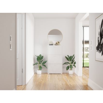 Meuble à chaussures PIGO blanc